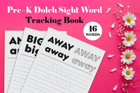 Download Dolch Sight Words Tracing Book for Pre K - Tracing book Collection