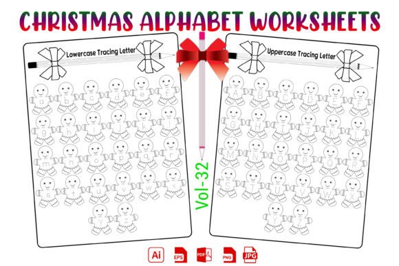 Download Holiday Christmas ABC Tracing Book - Tracing book Collection