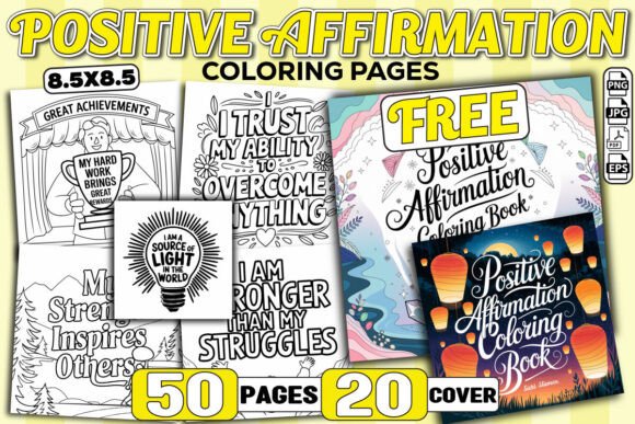 Download Positive Affirmation Coloring Pages - Positive affirmation coloring pages Collection