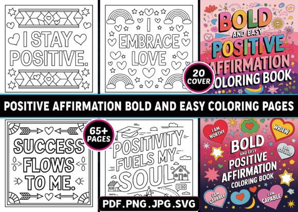 Download Bold Positive Affirmation Coloring Pages - Positive affirmation coloring pages Collection
