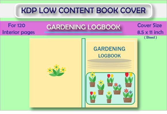 Download Gardening Book Cover for KDP Low Content - Low content Collection