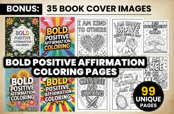Download Bold Positive Affirmation Coloring Pages - Positive affirmation coloring pages Collection