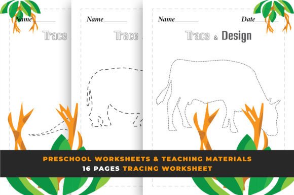 Download Animal Tracing Book - Tracing book Collection