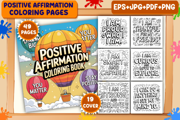 Download Positive Affirmation Coloring Pages - Positive affirmation coloring pages Collection