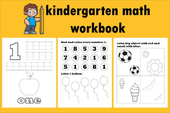 Download Kindergarten Math Workbook_ Tracing Book - Premium Bundle